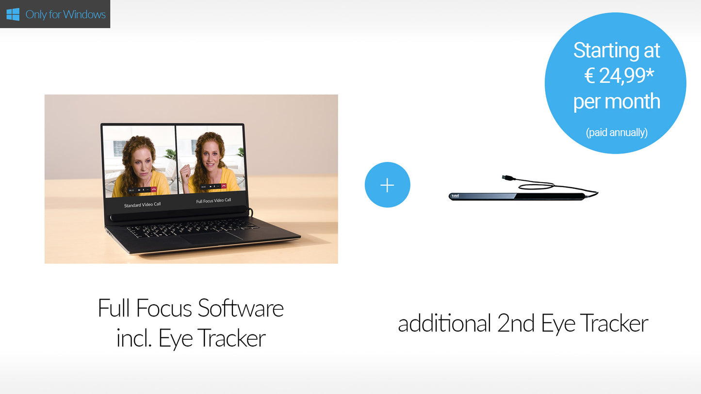 NUIA Full Focus - Dual Eye Tracker Edition